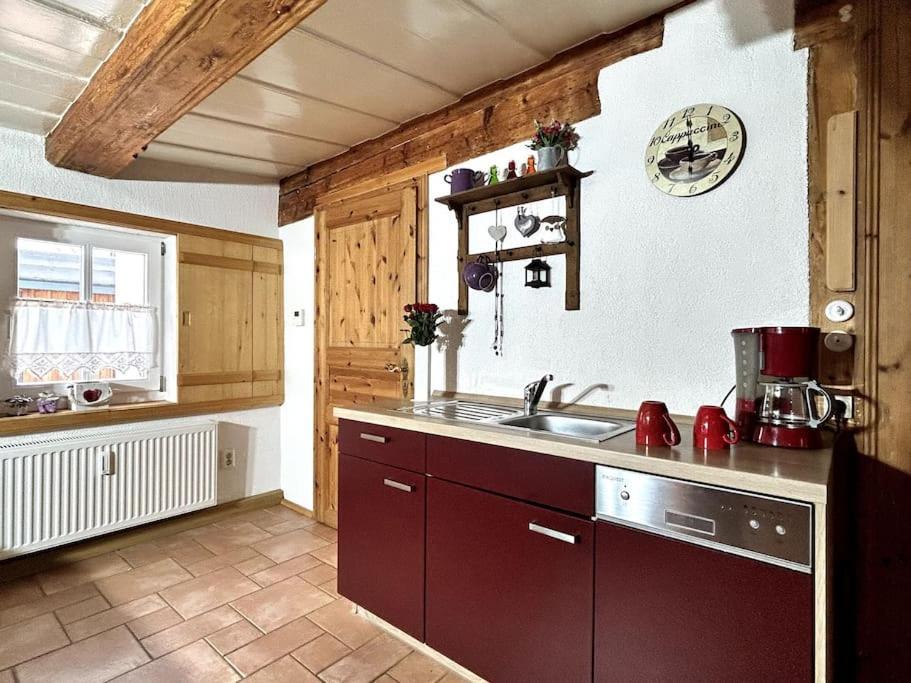 Rustikales Studio-Apartment Blockstube Im Haus Selma Großschönau Kültér fotó