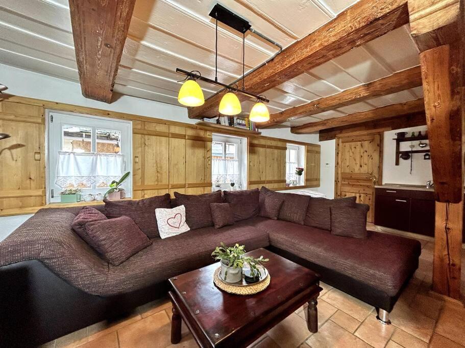 Rustikales Studio-Apartment Blockstube Im Haus Selma Großschönau Kültér fotó